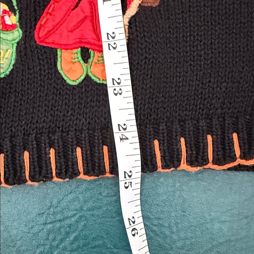 Basic Editions Vintage Halloween Button Down Embr… - image 8